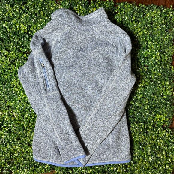 Patagonia Gray Better Sweater Quarter Zip Size Medium - Picture 2 of 3